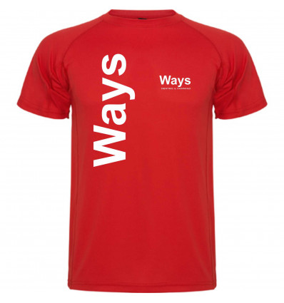 T-SHIRT ROSSO WAYS