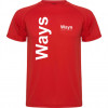 T-SHIRT ROSSO WAYS